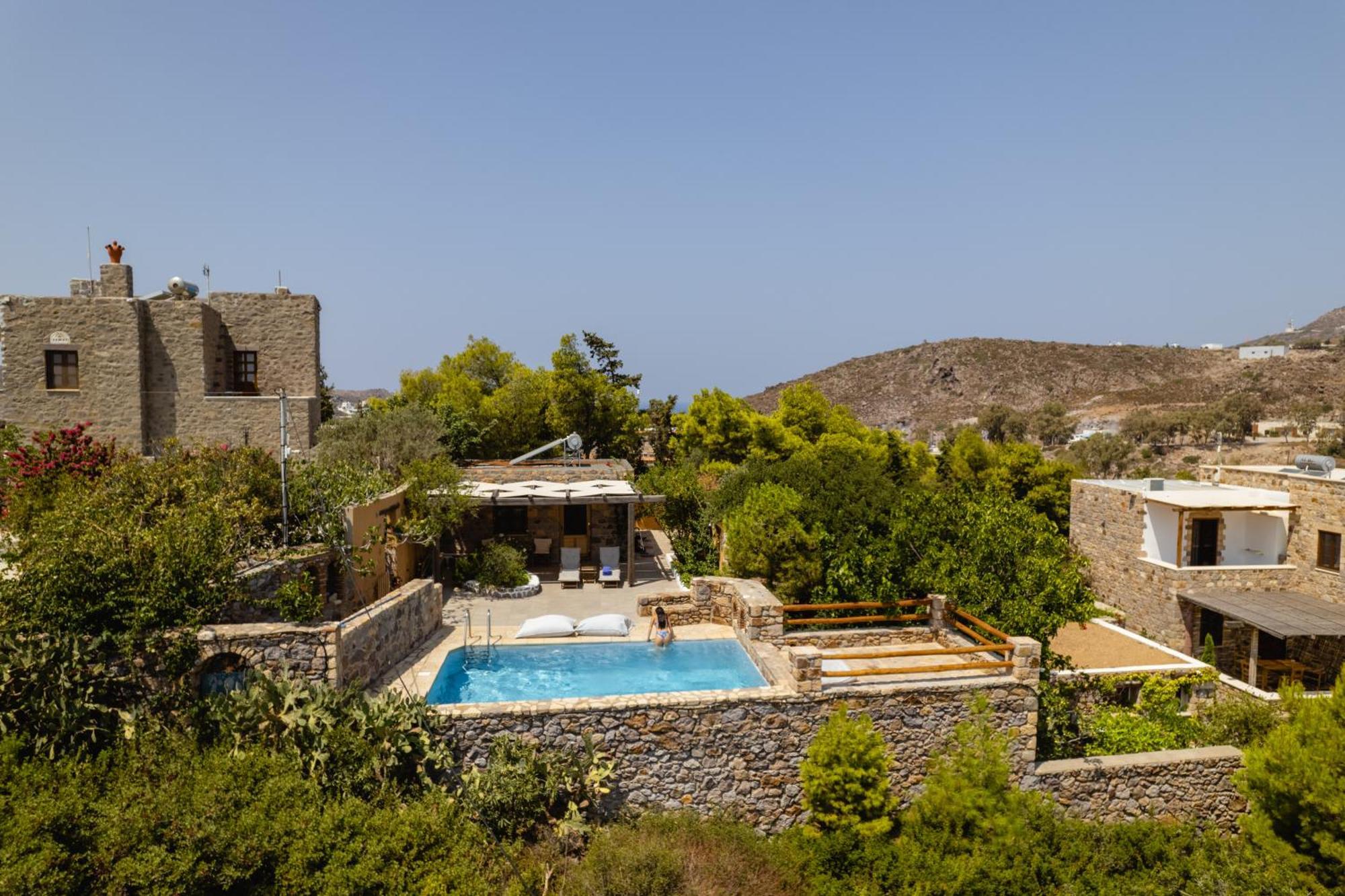 Blue Vista Patmos Villa Skála Exterior photo