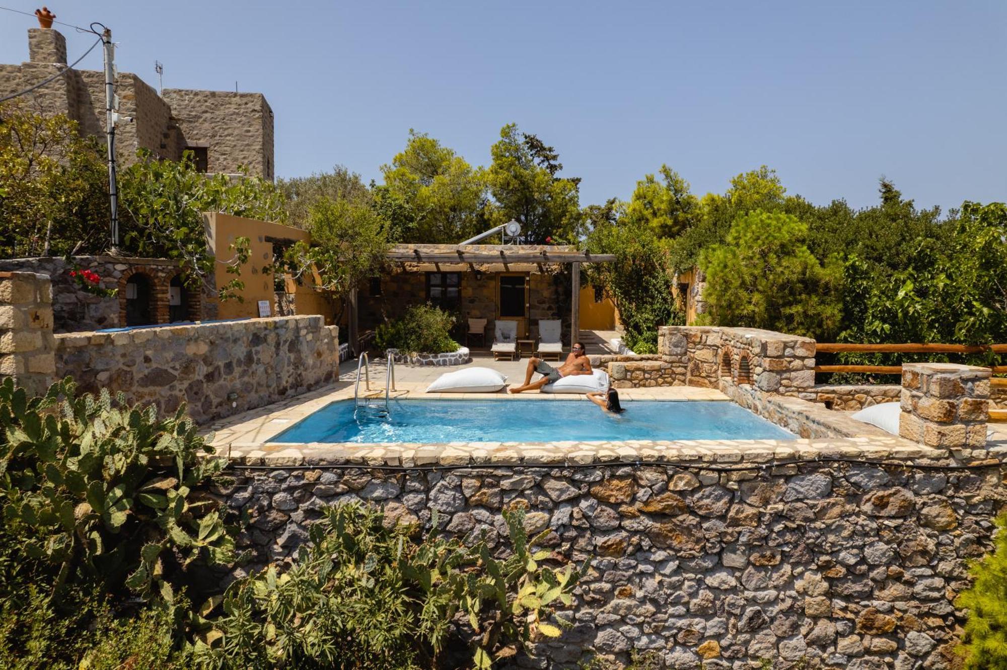 Blue Vista Patmos Villa Skála Exterior photo