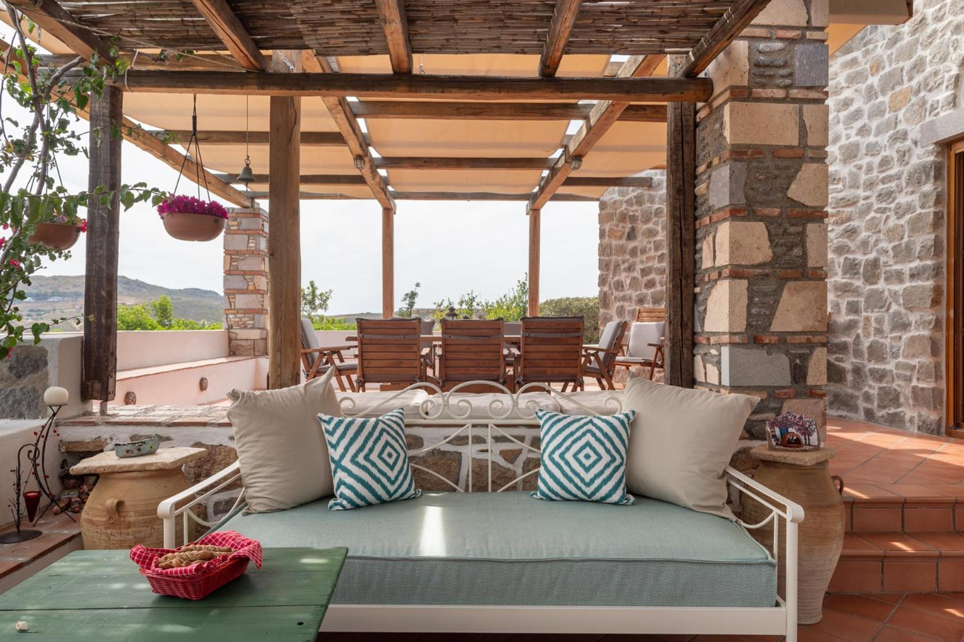 Blue Vista Patmos Villa Skála Exterior photo